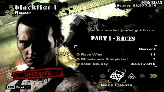 Need for Speed Most Wanted - Blacklist Rival #1 ~Clarence Razor Callahan~ Part 1 - Races
