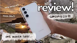 samsung galaxy S23 FE review 🌌 one month later.. | camera test | compared with my last phone