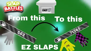 How to get slaps fast! | Slap Battles Roblos