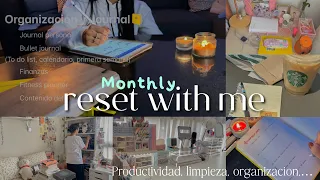 MY MONTHLY RESET 🫧 Noviembre, limpieza, organización, journal...