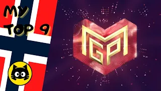 🇳🇴 Melodi Grand Prix 2024 - FINAL · MY TOP 9 · Eurogatito