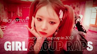 EVERY KPOP girl group rap in 2023