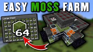 Minecraft MOSS BLOCK FARM | Unlimited, Automatic