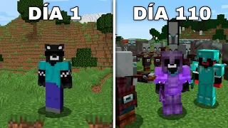 Sobreviví los 110 días MAS DIFICILES de MINECRAFT