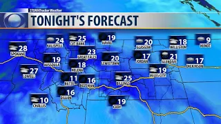 Temperatures rise and winds increase the next few days