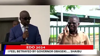 I FEEL BETRAYED BY GOVERNOR OBASEKI.....SHAIBU