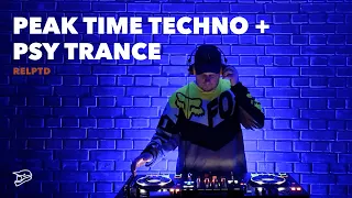Peak Time Techno & Psy Trance DJ Set 2024 by Relptd