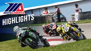 MotoAmerica Supersport Race 1 Highlights at Pittsburgh 2023