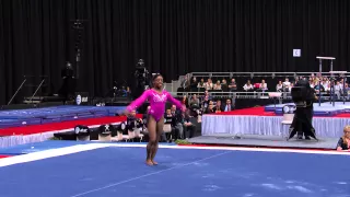 Simone Biles - Floor Exercise - 2015 AT&T American Cup - NBC