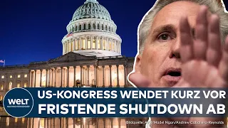 HAUSHALTSSTREIT: Shutdown abgewendet! US-Kongress einigt sich auf Übergangshaushalt