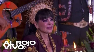 Maribel Guardia se derrumba desconsolada tras cantarle a la Virgen de Guadalupe en México