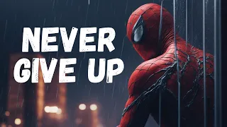 Spiderman Talks To You About Never Giving Up