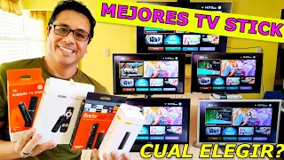 Versus de TV Stick 2022, ...Comparé todas mis TV Stick en tiempo real y en 5 TV!! 😱😱