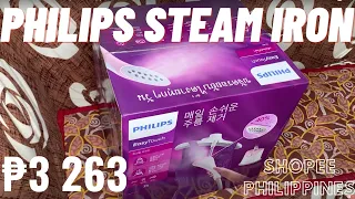 Philips Steam Iron Unboxing and Product Testing- Shopee Philippines