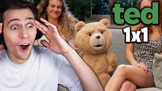 MOST I'VE LAUGHED IN YEARS!! Ted - Episode 1x1 REACTION!!! "Just Say Yes"