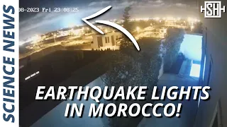 Earthquake Lights in Morocco -- What could they be?