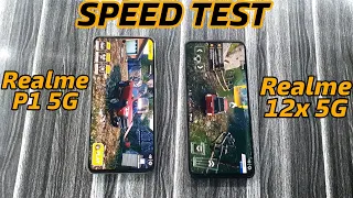 Realme P1 5G vs Realme 12x 5G Speed Test with Gaming, AnTuTu, Multitasking...