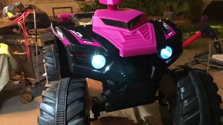 Costzon Ride on ATV, 12V Battery Powered Electric Vehicle Review, Fun ride on with lights and music