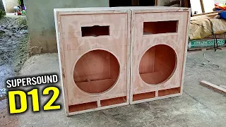 Making SOUND BOX SPEAKER 12 | Budget Cost and Simple Desing for Sound System | Primitive Soundworks