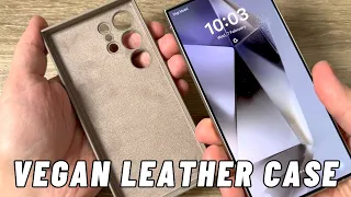 UNBOXING Vegan Leather Case Samsung Galaxy S24 ULTRA