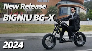 BIGNIU's 2024 New E-Bike BG-X: Performance Beyond Expectations!