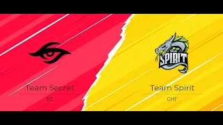 [RU] Team Secret vs Team Spirit |The International 10|Group Stage| Game 1 |v1lat & sh4dowehhh