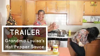 How To Make Traditional Caribbean Pepper Sauce with Grandma Louisa (TRAILER)