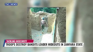 Troops Destroy Bandits Leader Hideouts In Zamfara State