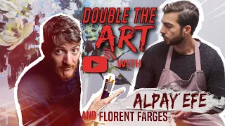 Making TRADITIONAL Painting Look MODERN with @AlpayEfe  DOUBLE THE ART #5