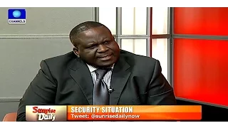 Sunrise: Security Analyst Commends FG's Performance On Security (PT1)