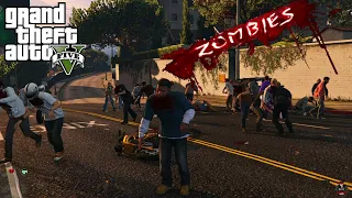 GTA 5 - Zombie Mod Turning Humans Into Zombie