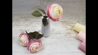Розы из гофрированной бумаги DIY Mellas