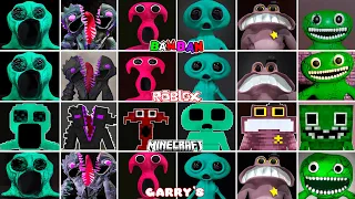 Garten of Banban 7 EVOLUTION of ALL JUMPSCARES in All Games (Minecraft, Roblox, Garry's Mod)