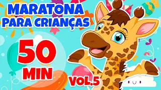 Maratona para Crianças Vol. 5 - Giramille 50 min | Desenho Animado Musical