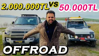 50.000TL Offroad Aracı vs 2.000.000TL Offroad Aracı | Hangisi? Lada Niva vs Land Rover Defender