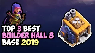 TOP 3 Best Builder Hall 8 (BH8) Base 2019 | Anti 2 Star | Base Clash of Clans