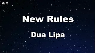 New Rules - Dua Lipa Karaoke 【With Guide Melody】 Instrumental