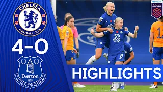 Pernille Harder Wonder Goal Sinks The Toffees | Chelsea 4-0 Everton | Women's Super League