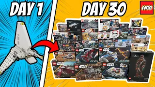 I Built a LEGO Set EVERY DAY for 30 Days...