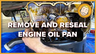 How to REMOVE AND RESEAL THE ENGINE OIL PAN (SUMP) | Porsche Boxster 986