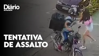 Motociclista tenta roubar bolsa de mulher e é agredido em São Paulo