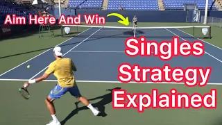 How To Beat Your Opponent When They Approach The Net (Tennis Singles Strategy)