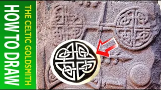 How to Draw Celtic Patterns 38 - Circular Triskele from St. Vigeans Pictish Cross 1of5