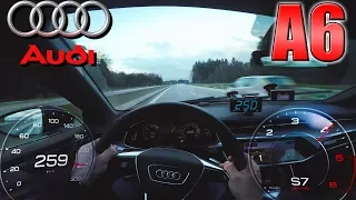 0-250km/h | Audi A6 50 TDI | POV- Acceleration and Top speed TEST ✔