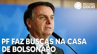 PF faz buscas na casa de Bolsonaro em Brasília