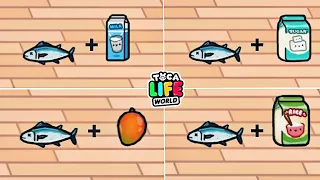 FOOD HACKS in Toca life world ⭐️✨ All fish recipes 🍣🐟