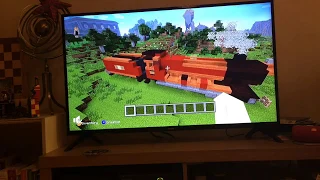 I built the HOGWARTS EXPRESS in Minecraft!