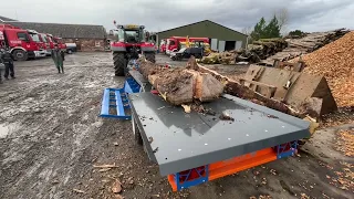 Balfor 50 ton 3.1 metre bed Log Splitter