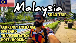 🇲🇾01: Travel Malaysia Without Package | Airport to KL Sentral | Hotel | Cash&Sim | Transportation
