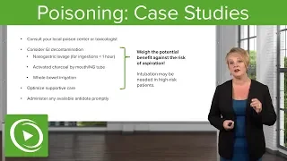 Poisoning: Case Studies – Emergency Medicine | Lecturio